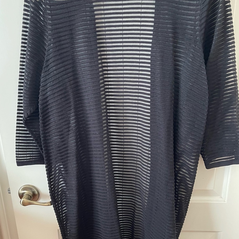 Elegant Black Sheer Women's Jacket - Picture 3 of 7
